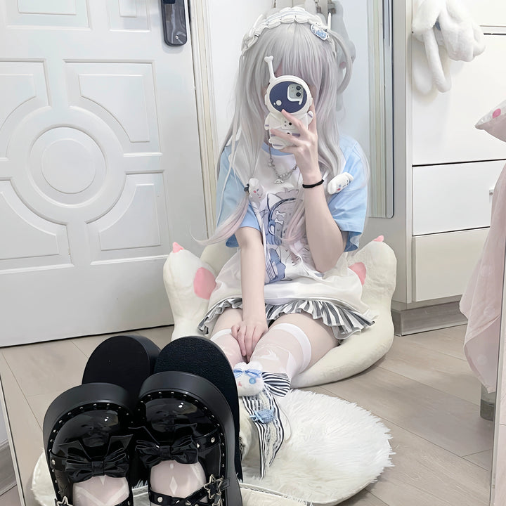 Tenshi Kaiwai Shirt Short-sleeved shirt Subculture Anime Top 37610:614216
