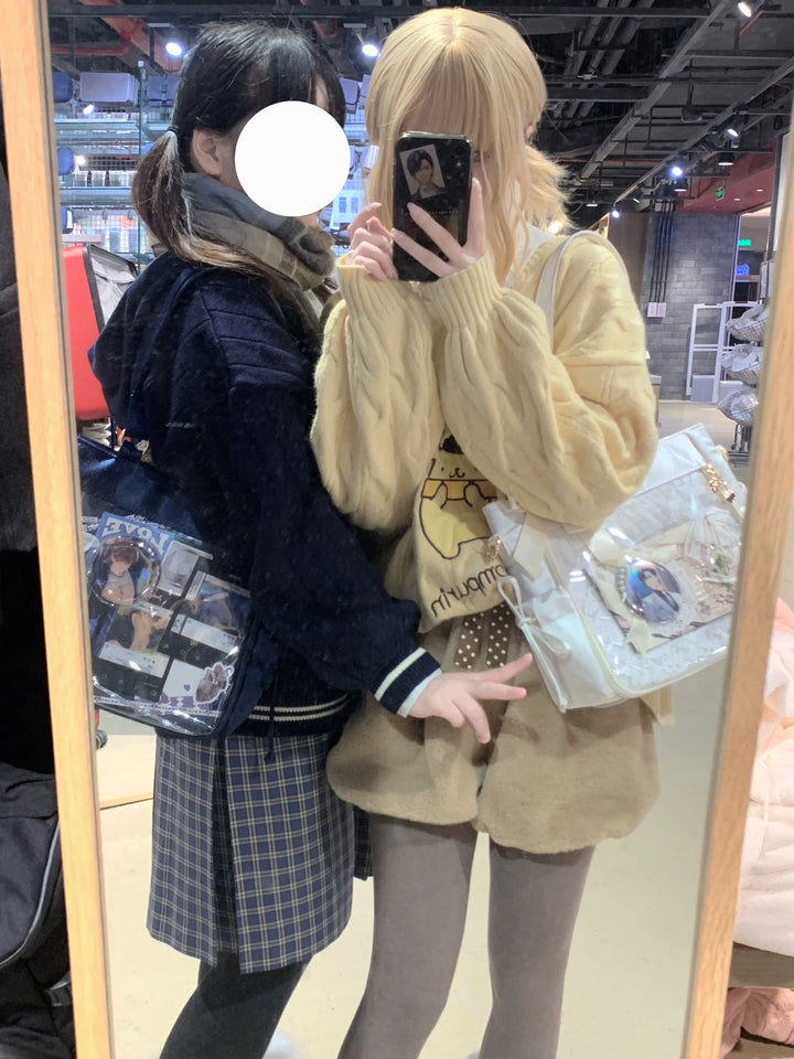 Large Capacity Ita Bag Satin Shoulder Bag Commute Tote Bag 41162:699672