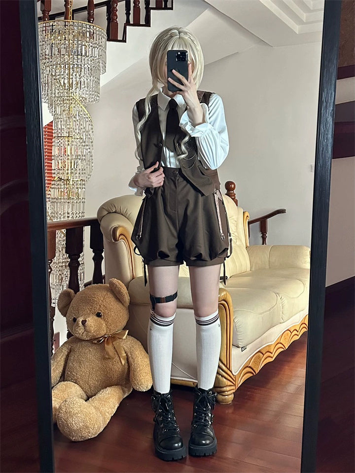 Vintage Ouji Lolita Outfit, Detective-Inspired 42714:782967
