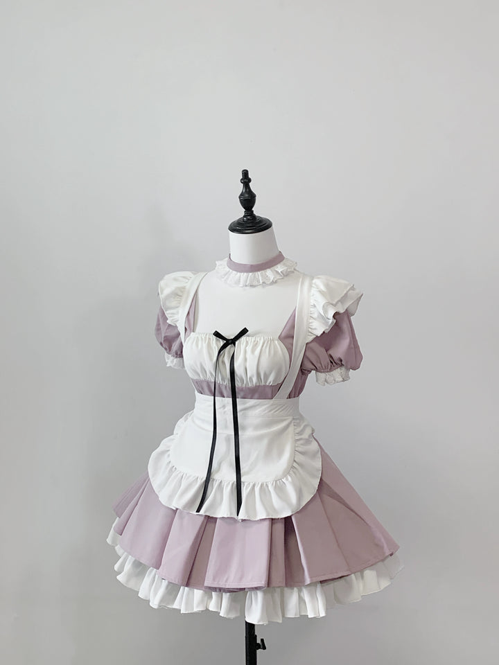 Kawaii Maid Dress, Detachable White Apron (L M S XL) 43805:786142