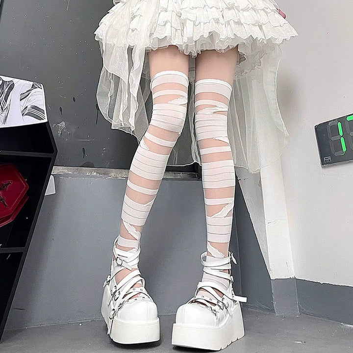 Tenshi Kaiwai Leg Warmers Leg Sleeves Knee Socks 38252:582408