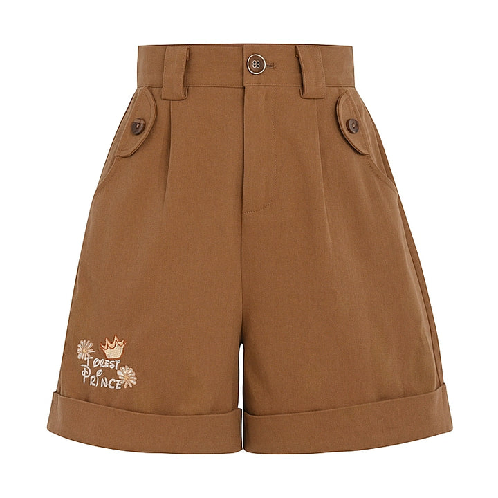 Mori Kei Clothing Set Retro Shirt Academy Vest Casual Shorts (L M S XL) 39286:618640