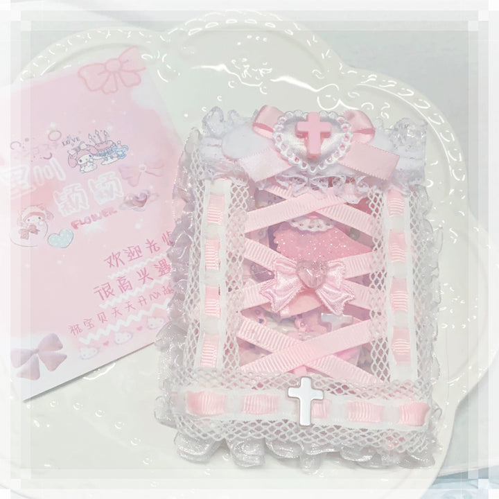 Jirai Kei Hair Clip Cute Devil Blue White Mini Hair Clip 29310:356328 29310:356328