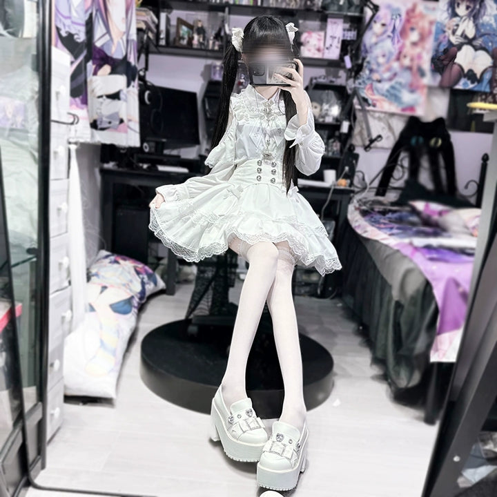 Jirai Kei Shoes Subculture Platform Shoes 35270:490604