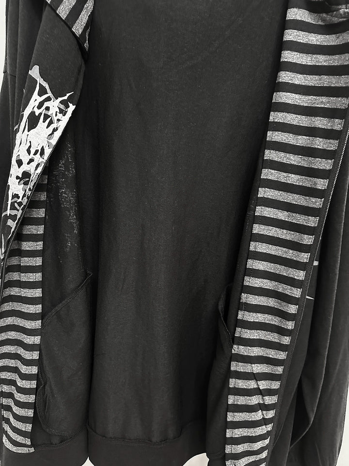 Cotton Jirai Kei Jacket, Hooded Summer Outerwear 43224:771647