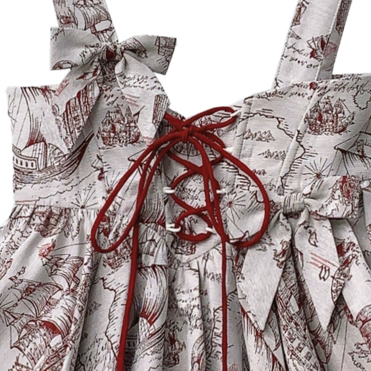 Classic Lolita Dress Jacquard Bud Salopette + Blouse + Bloomers 42920:757807