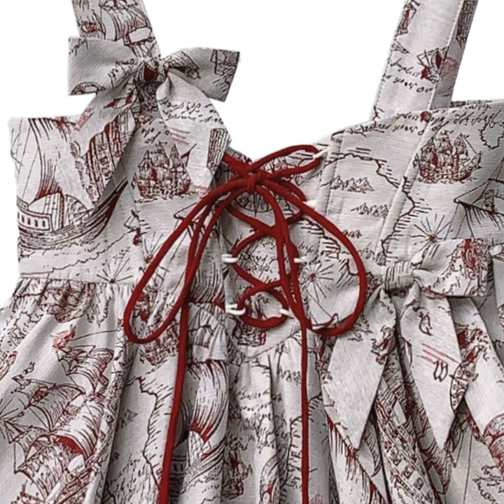 Classic Lolita Dress Jacquard Bud Salopette + Blouse + Bloomers 42920:757807