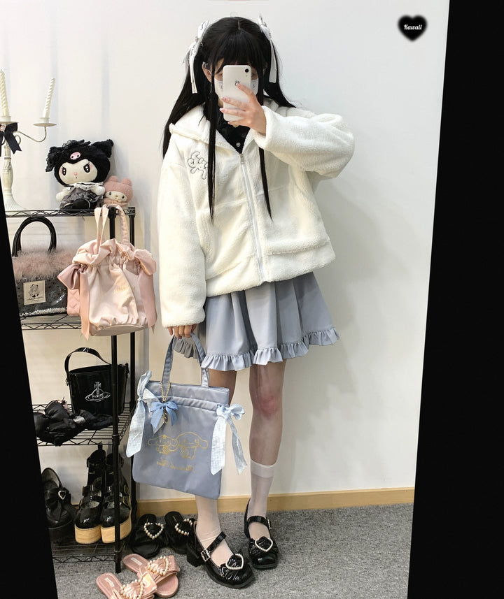 High Waist Jirai Kei Suspender Skirt 31858:397030