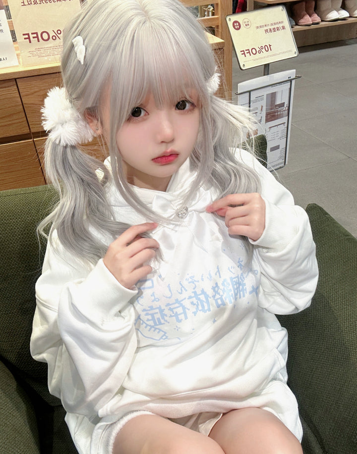 Jirai Kei Hoodie Tenshi Kaiwai Hoodie With Ribbon 32346:408722