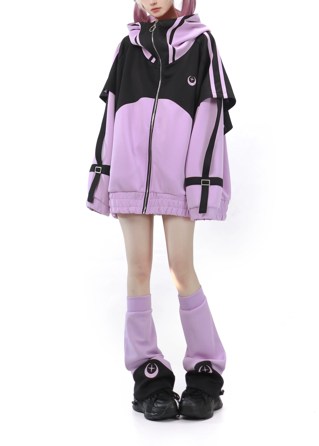 Tenshi Kaiwai Coat Loose-fitting Sports Set 29162:548158