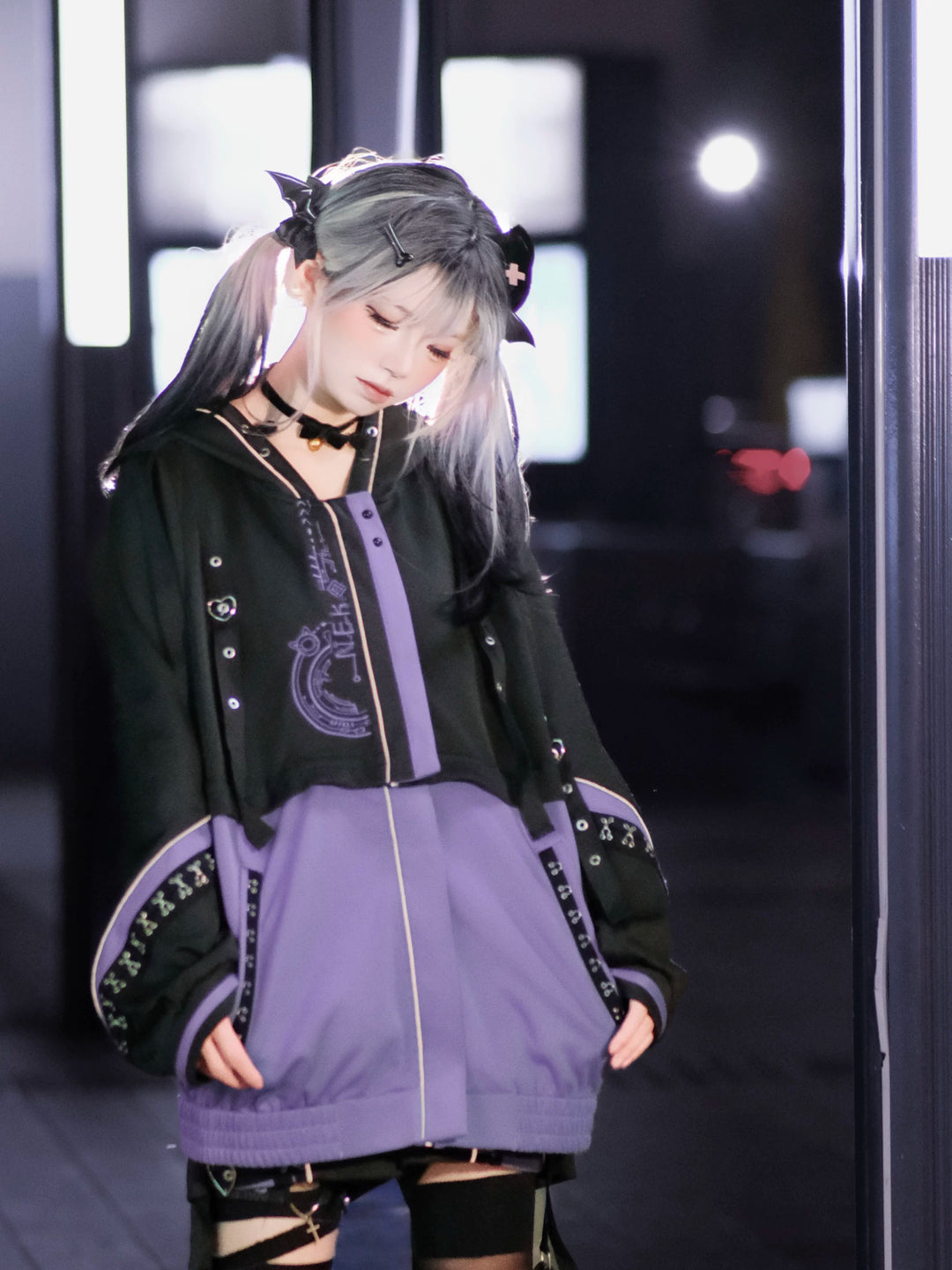 Tenshi Kaiwai Techwear Jacket and Shorts Set (L M) 44426:810738
