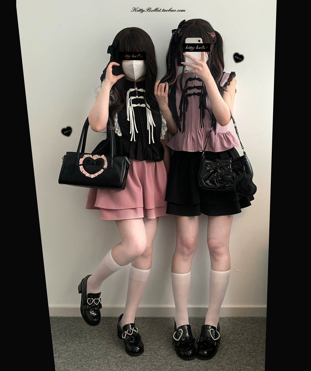 Jirai Kei Skirt Double Layer Puff Skirt with Bow 36770:534624
