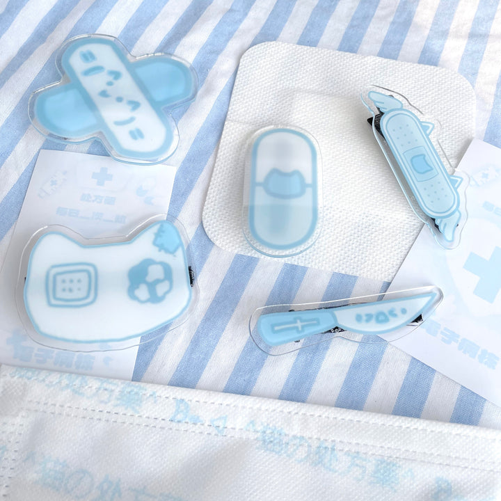 Tenshi Kaiwai Hair Clips Capsule Medical Hairpin Cat Headdress 42689:749424