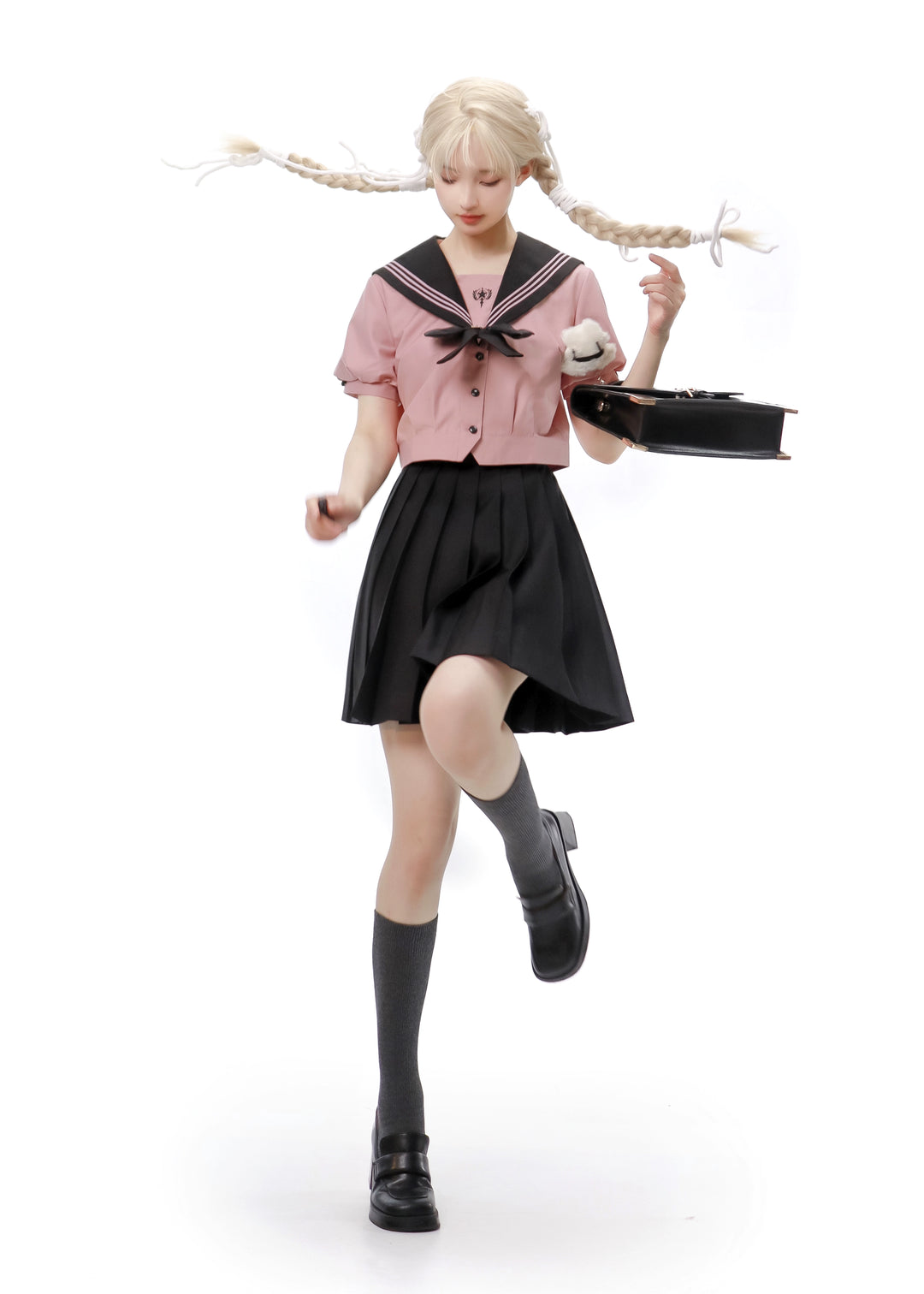 JK Uniform Sailor Collar Shirt & Skirt In Different Lengths 42564:745184