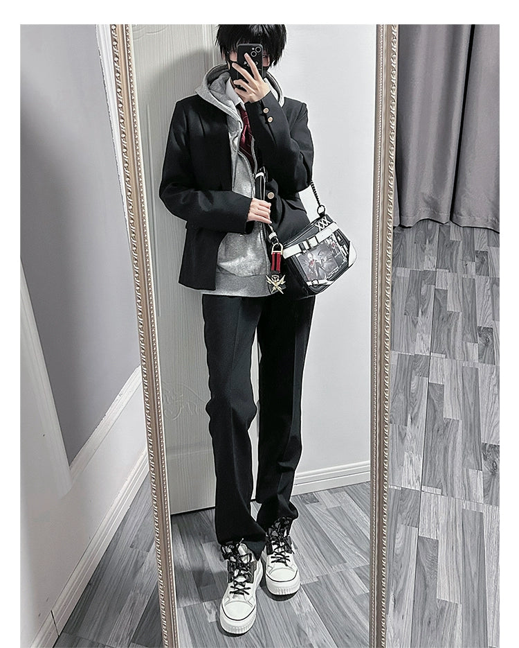 Daily Subcul Ita Bag With Adjustable Strap/Anime Show Area 43235:772050