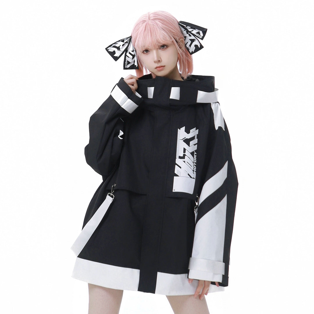 Tenshi Kaiwai Suit Hooded Windbreaker Shorts Set (L M XL) 40084:654414