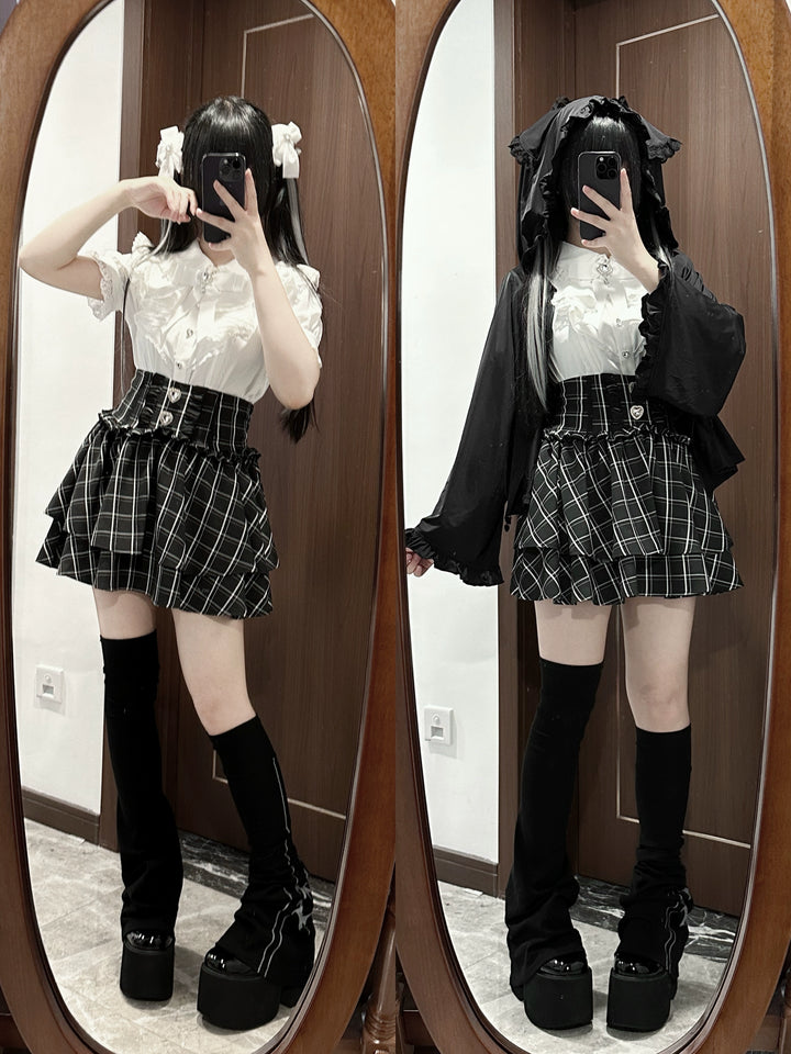 Jirai Kei Hoodie Jacket with Cat Ears UPF50 Protection Multicolors 38510:592364