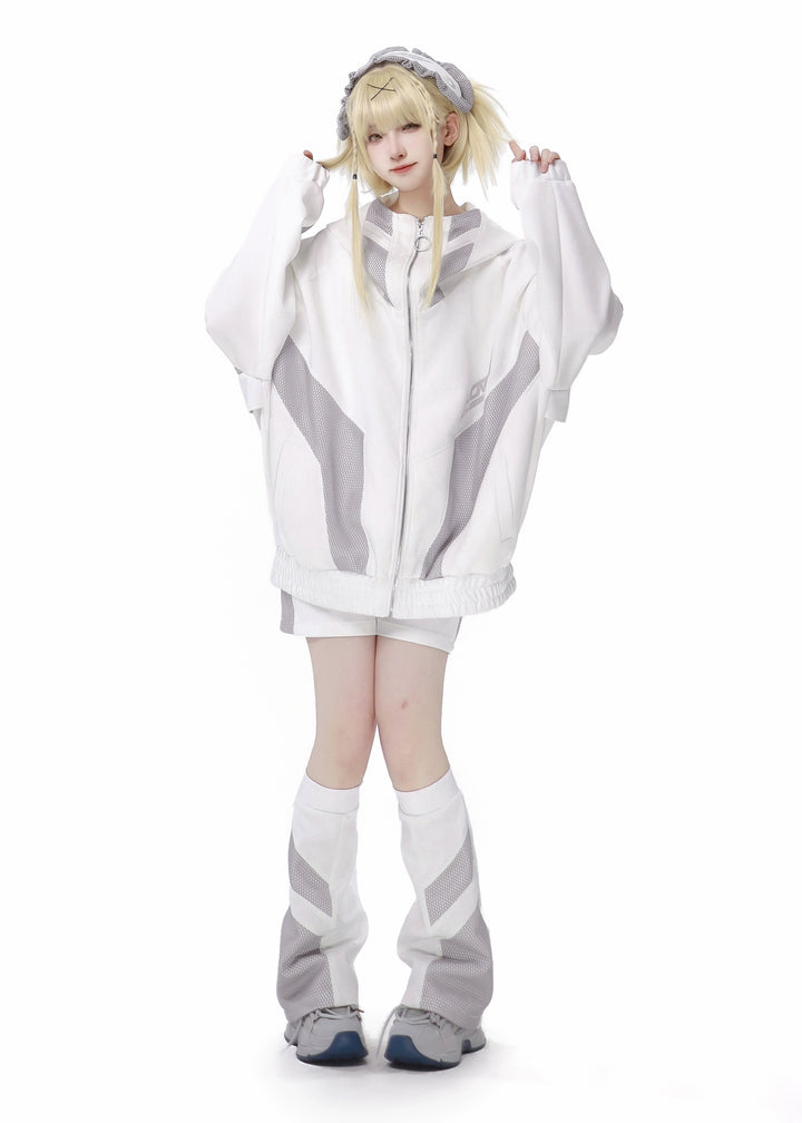 Tenshi Kaiwai Hooded Sportwear Coat Set 34494:466722
