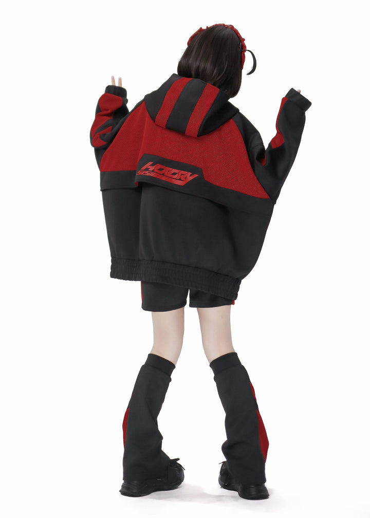 Tenshi Kaiwai Hooded Sportwear Coat Set 34494:466718