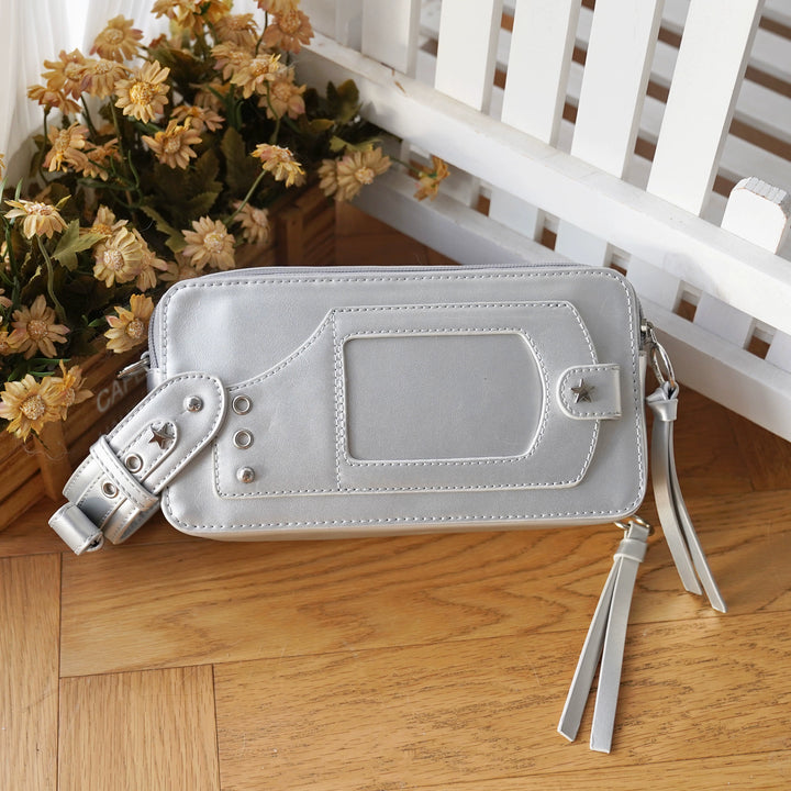 Gyaru Ita Bag Brick-like Crossbody Bag Motorcycle Handle Bag 41756:712972