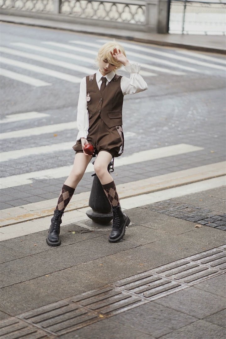 Vintage Ouji Lolita Outfit, Detective-Inspired 42714:782962