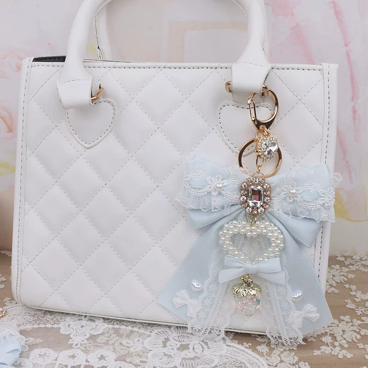 Jirai Kei Key Chain & Bag Charm, Rhinestone Decoration 45074:837206