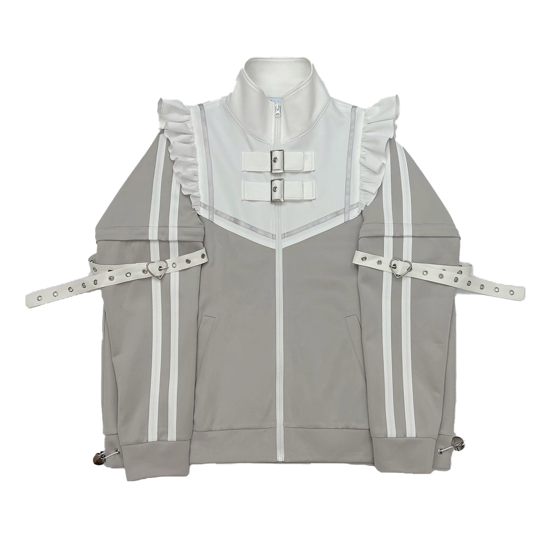 Tenshi Kaiwai Shorts Set Gray Black Jacket With Wings (F L M) 35728:502672