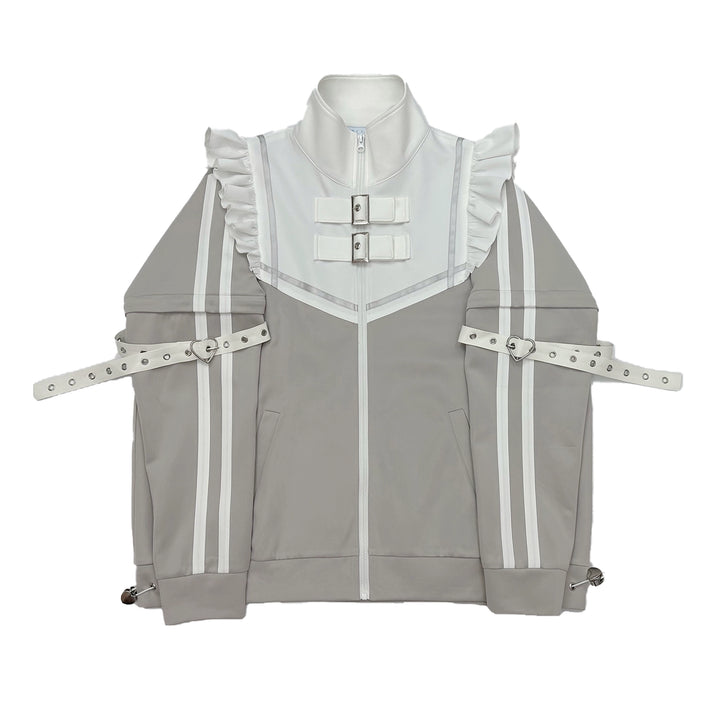Tenshi Kaiwai Shorts Set Gray Black Jacket With Wings (F L M) 35728:502672