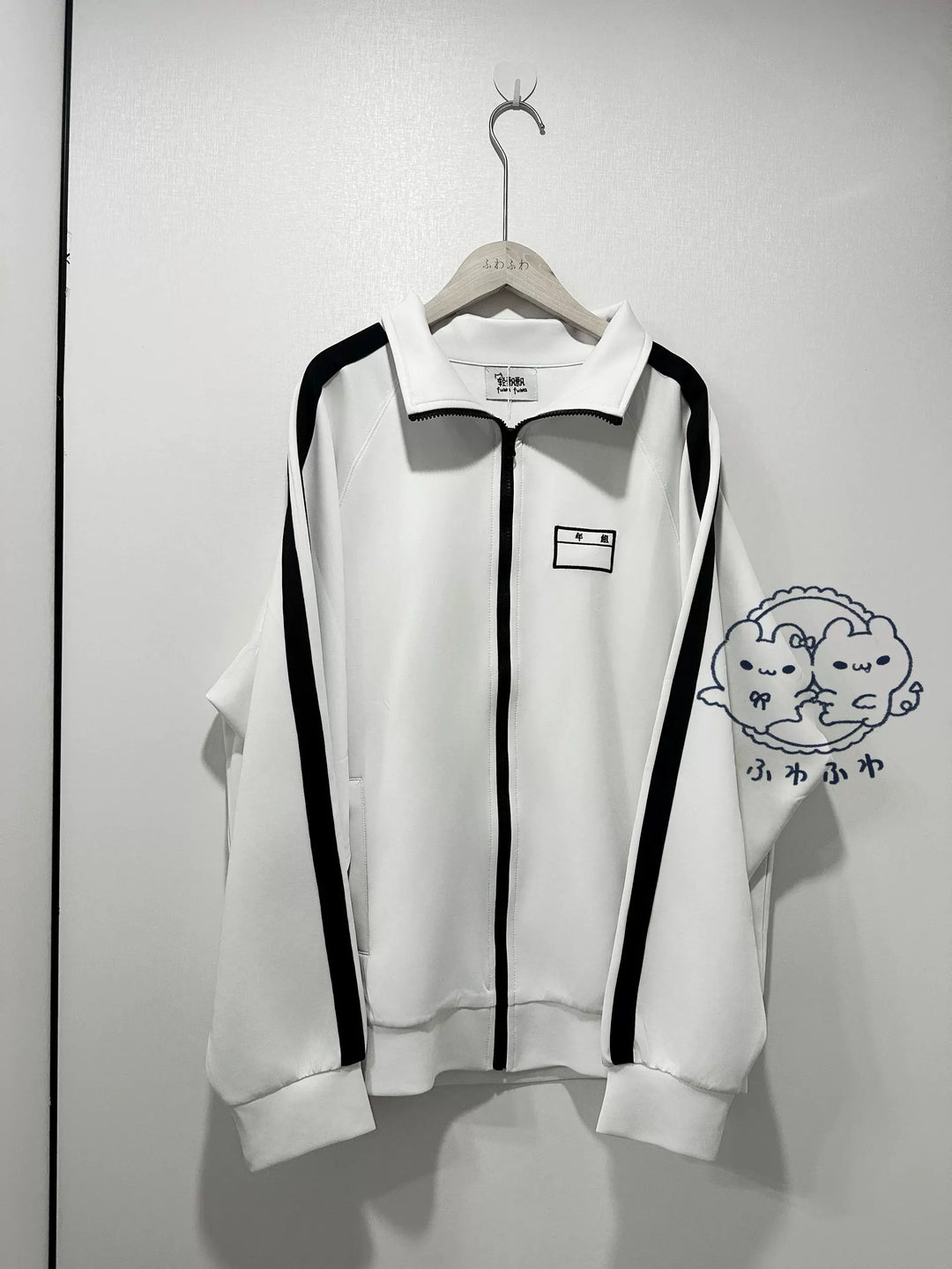 Black and White Jersey Jacket, Plus Size Shorts 44857:825950