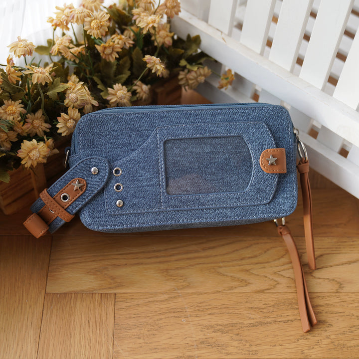 Gyaru Ita Bag Brick-like Crossbody Bag Motorcycle Handle Bag 41756:712986