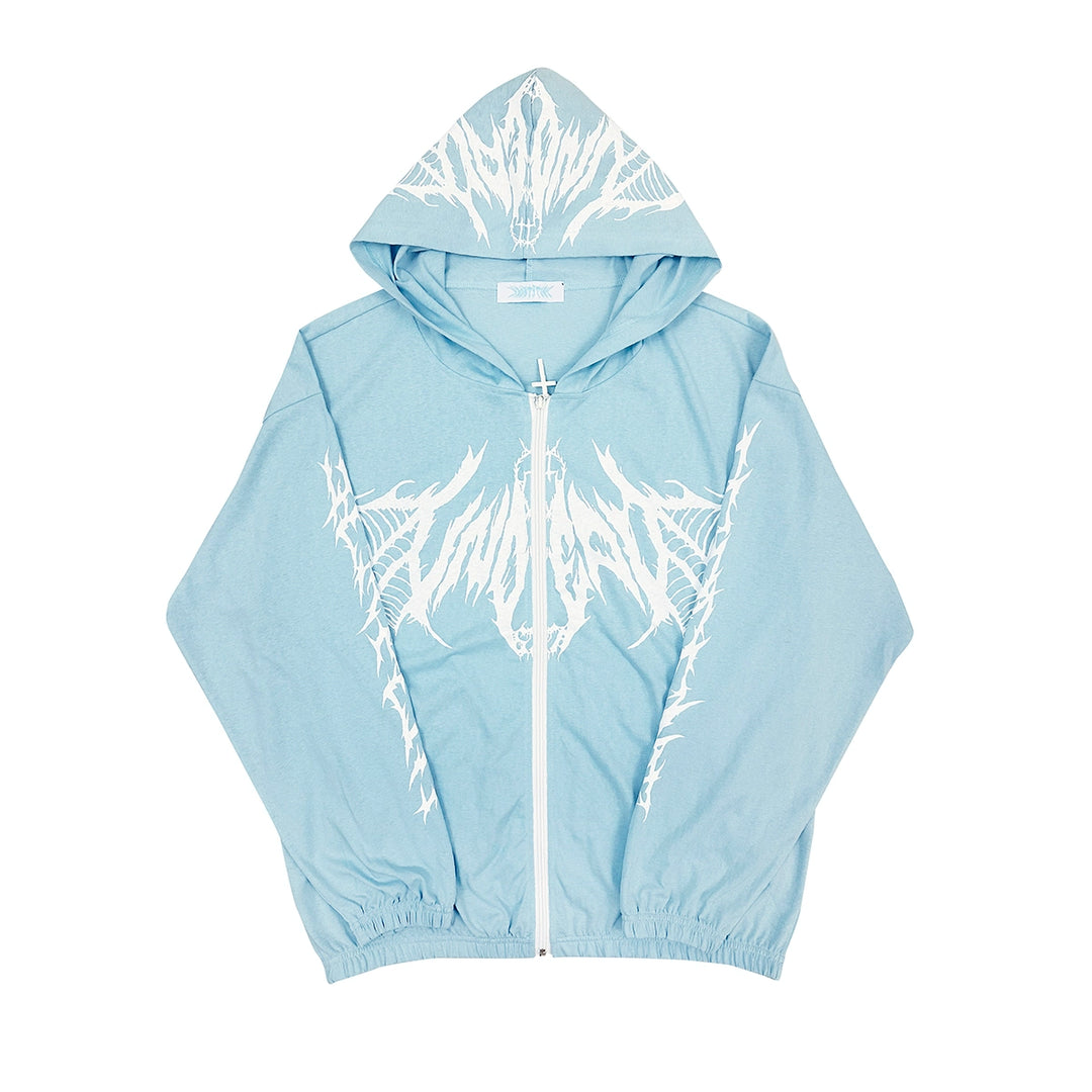Jirai Kei Jacket Subculture Punk Hoodie Unisex Printed Top (L M XL) 39786:647534