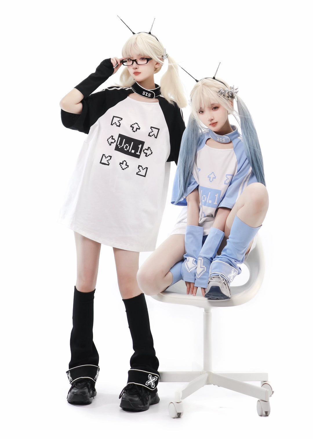 Tech Printed Tenshi Kaiwai T-Shirt & Shorts With Side Pocket 22478:336058