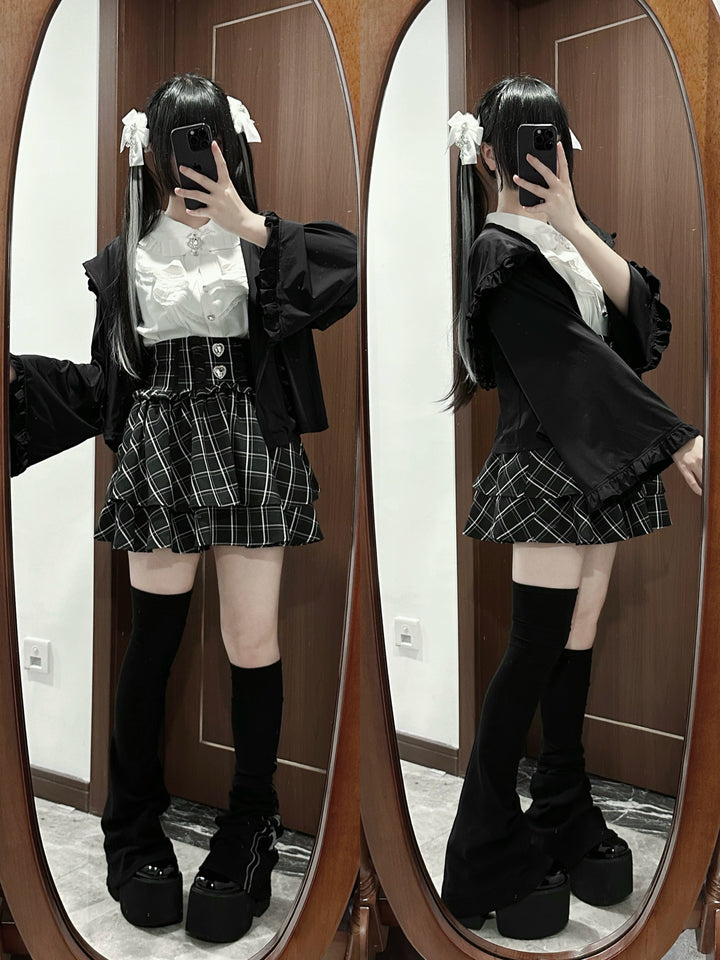 Jirai Kei Hoodie Jacket with Cat Ears UPF50 Protection Multicolors 38510:592352