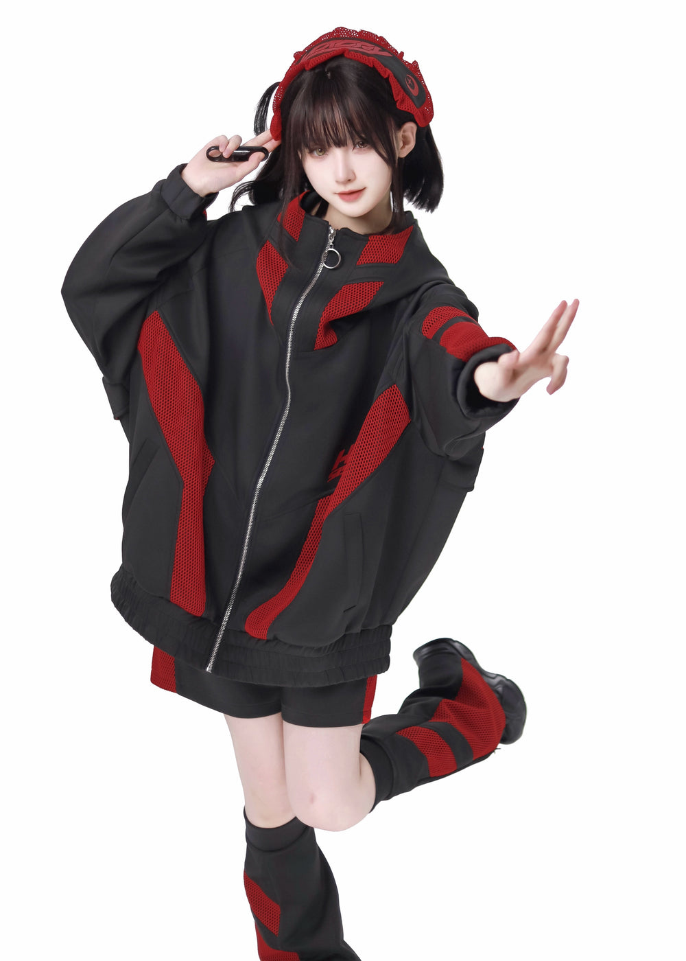 Tenshi Kaiwai Hooded Sportwear Coat Set (L M XL) 34494:466760