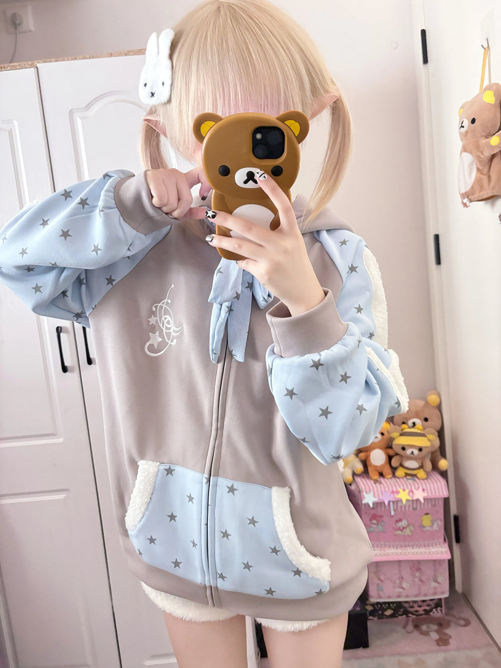 Kawaii Angel Wing Hoodie, Zipper Closure 44034:795061
