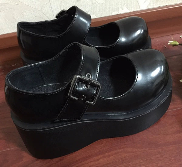 Lolita Shoes Round Toe Platform Shoes 21866:315046