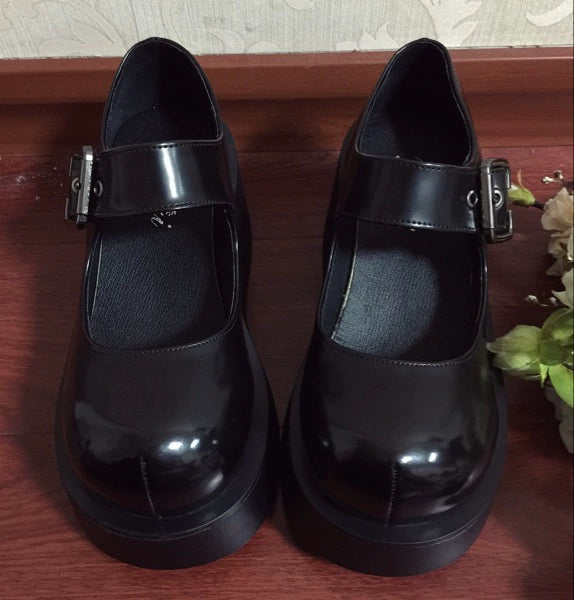 Lolita Shoes Round Toe Platform Shoes 21866:315078