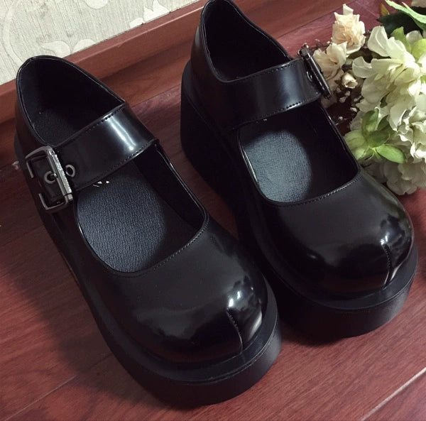 Lolita Shoes Round Toe Platform Shoes 21866:315068