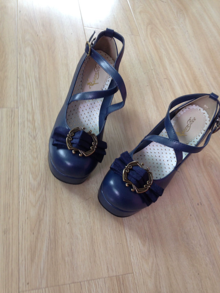 Lolita Shoes Mori Kei High Heels Shoes Multicolor (34 35 36 37 38 39 40) 28952:341432