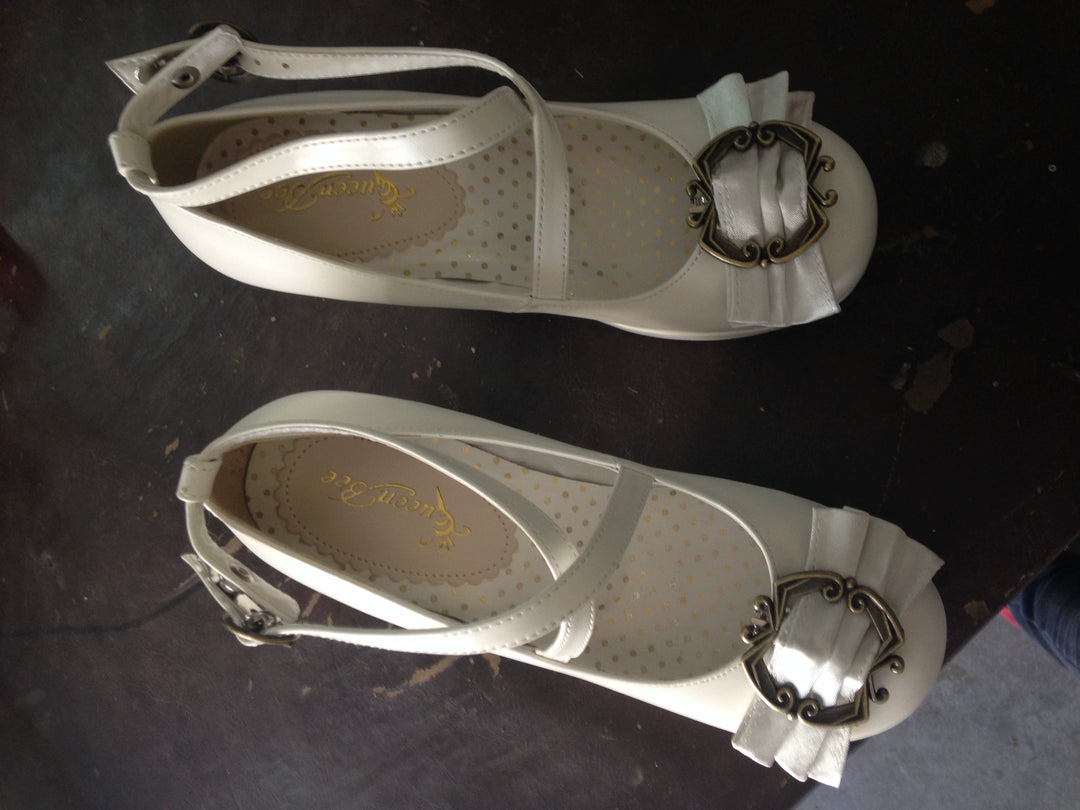 Lolita Shoes Mori Kei High Heels Shoes Multicolor (34 35 36 37 38 39 40 / White) 28952:341450