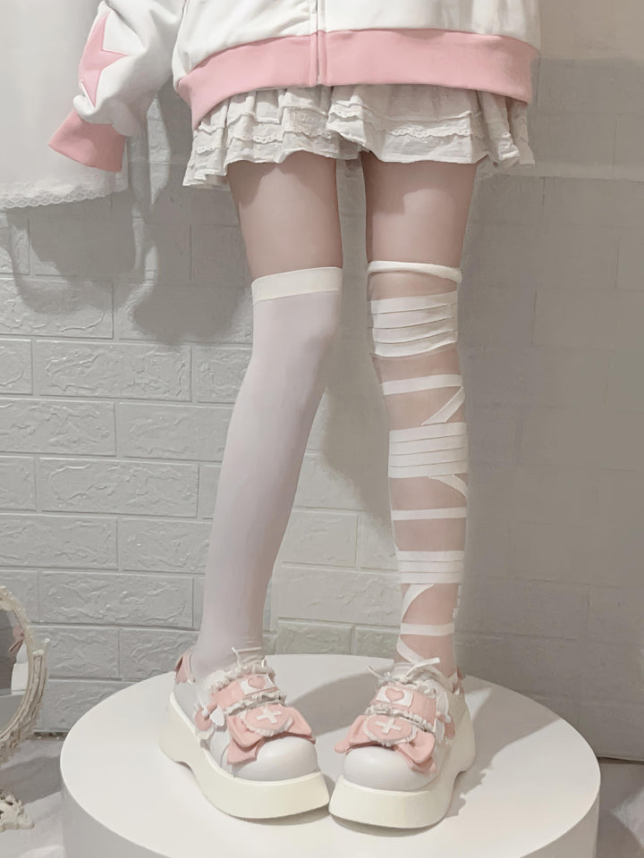 Lolita Platform Shoes Round Toe Sweet Shoes 35740:503346
