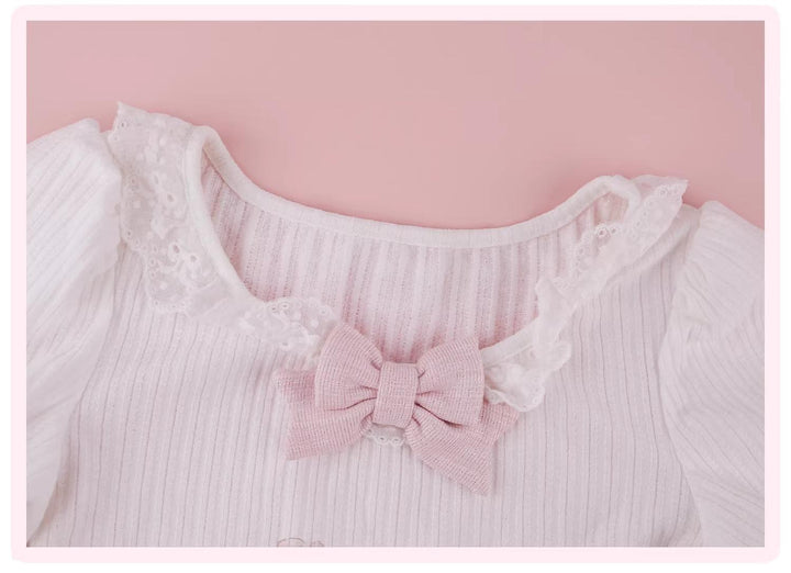 Pink Ryousangata Dress, Detachable Bunny Ear Hood 44747:829414