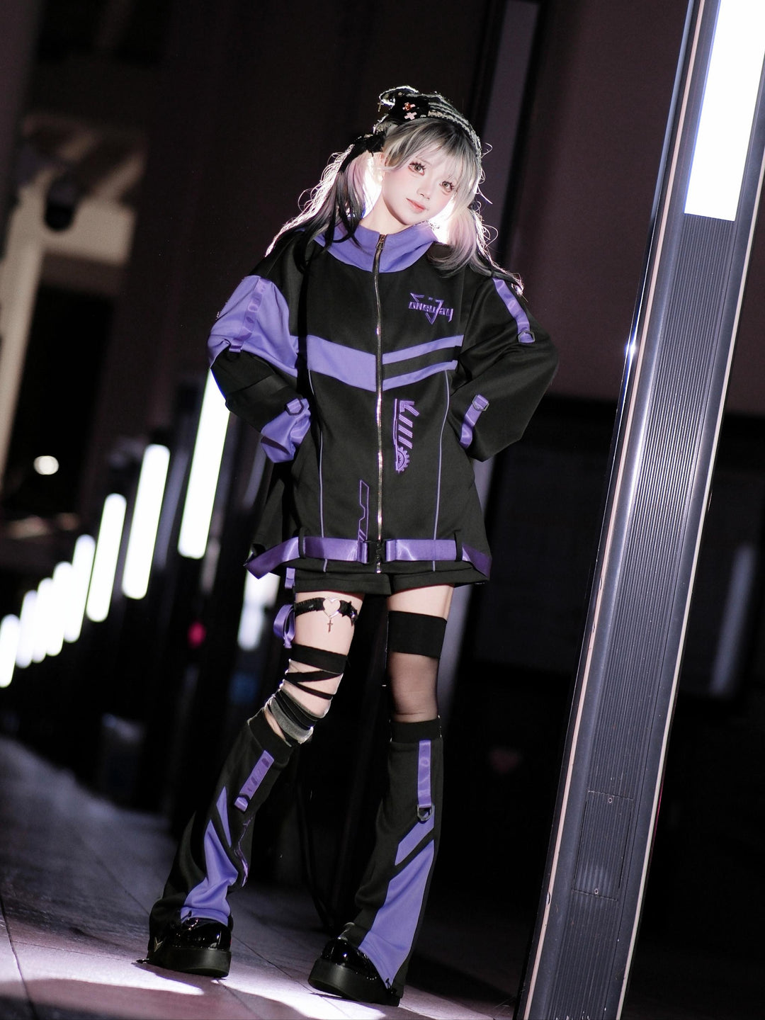 Plus Size Tenshi Kaiwai Outfit, Jacket and Shorts 44120:796979