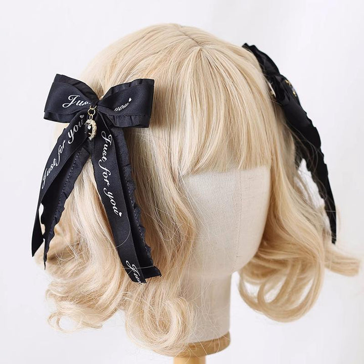 Jirai Kei Headwear Ryousangata Bow Hair Clip Multicolor 22544:333202