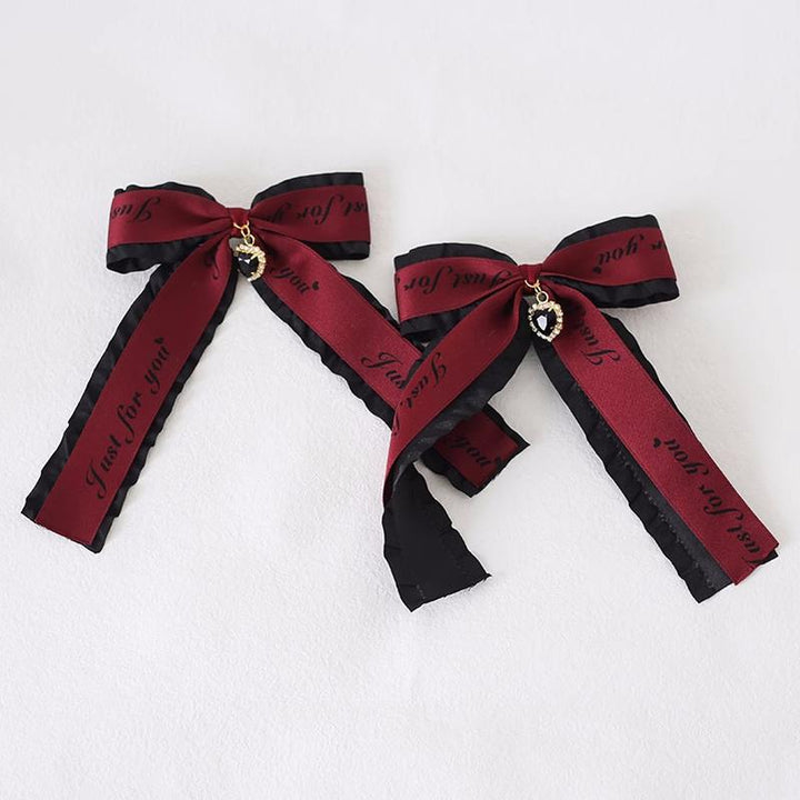 Jirai Kei Headwear Ryousangata Bow Hair Clip Multicolor 22544:333204