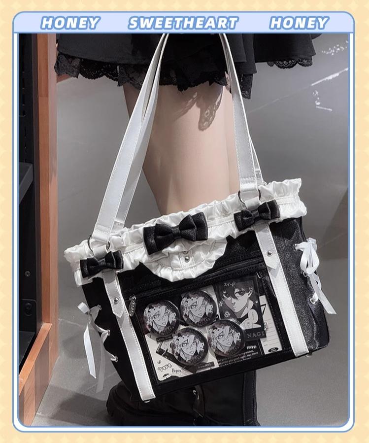ACG Culture Satin Ita Bag Handle Bag, Removable Ribbon 43101:768411