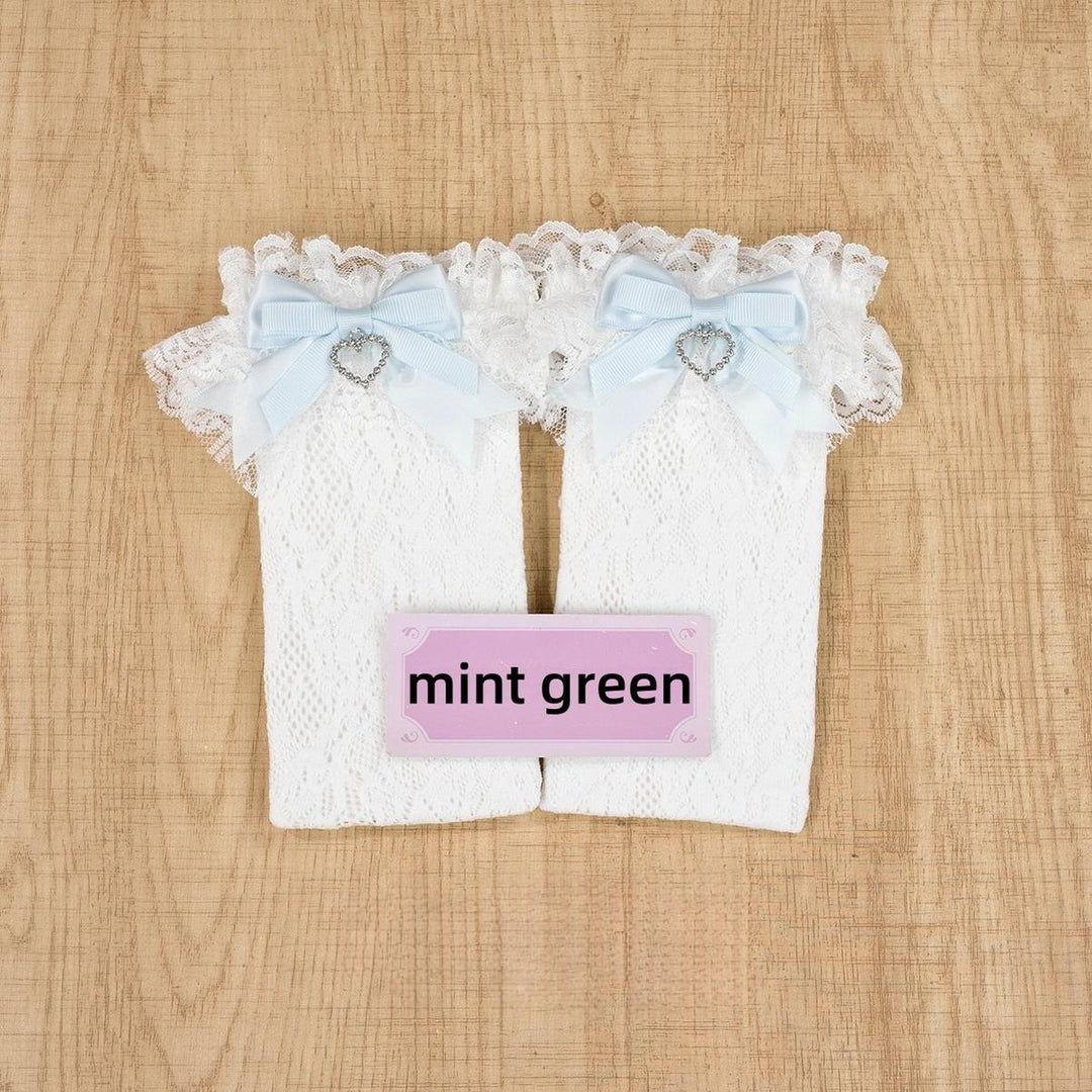 Jirai Kei Socks Bow Lace Over-knee Socks Multicolor 21580:751925
