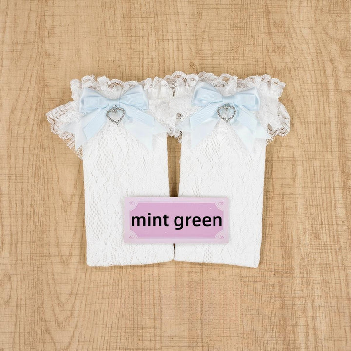 Jirai Kei Socks Bow Lace Over-knee Socks Multicolor 21580:751925