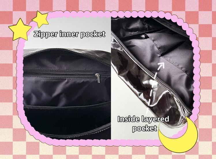 Subculture Ita Bag Plaid Star Large Capacity Ita Backpack 40120:665874
