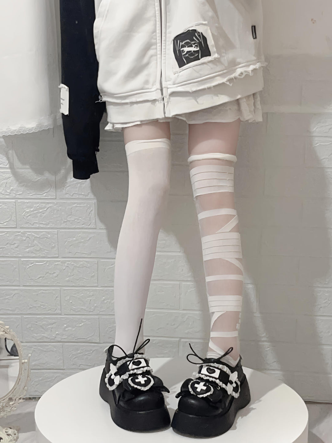 Lolita Platform Shoes Round Toe Sweet Shoes 35740:503378